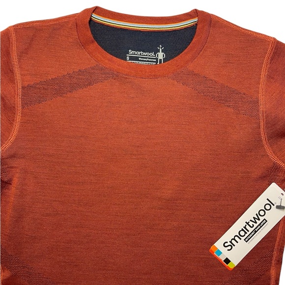 NEW Smartwool Intraknit Thermal Merino Base Layer Crew Brown Womens Small - Picture 6 of 16